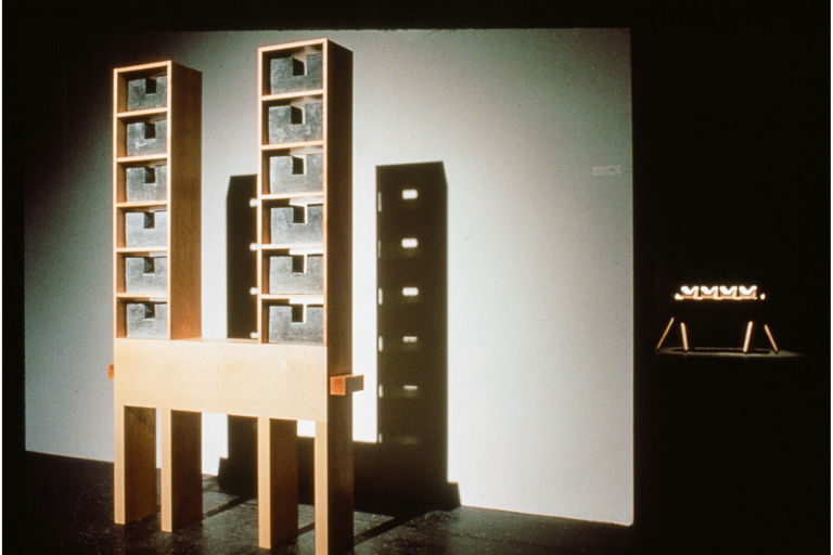 A Collection of Opinions; left to right, Responsa and Midrash, 1989; Sculpture Center, New York